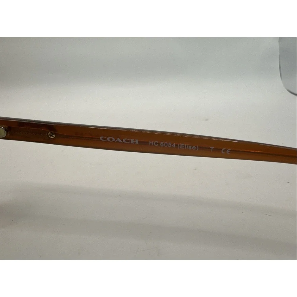 NEW COACH HC 6054 5251 BROWN GOLD AUTHENTIC FRAMES EYEGLASSES 52-16